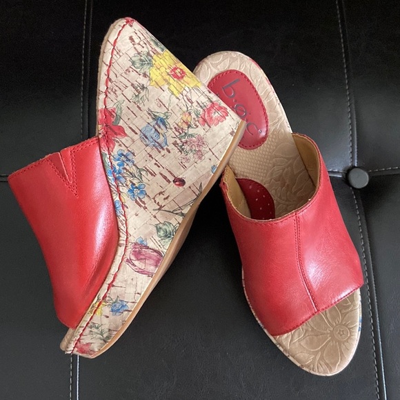 BOC Born Concern Flower Printed Wedges - Picture 3 of 16